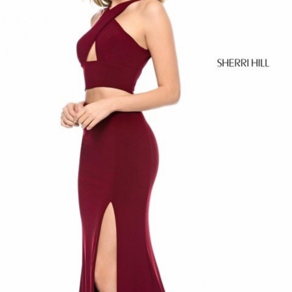 Sherri Hill two piece prom dress